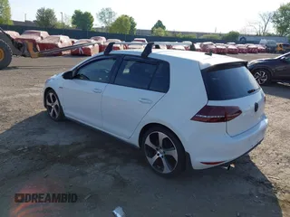 2015 Volkswagen GTI SE with VIN 3VW4T7AU0FM001333, listed as a IAAI auction lot 42080460 with 117,820 mi miles and . Bid and sale history available at DreamBid. Image 3.