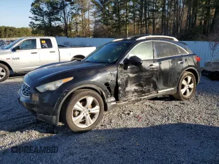 2010 Infiniti FX35 with VIN JN8AS1MU0AM800328, listed as a Copart auction lot 46993445 with 201,409 mi miles and Salvage Title. Bid and sale history available at carsss.com. Image 1.