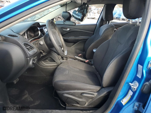 2015 Dodge Dart SE with VIN 1C3CDFAA7FD432716, listed as a Copart auction lot 52186765 with 107,348 mi miles and Salvage Title. Bid and sale history available at carsss.com. Image 7.
