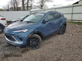 2025 Buick Encore GX Sport Touring with VIN KL4AMESLXSB197192, listed as a Copart auction lot 55429245 with 3 mi miles and Salvage title. Bid and sale history available at DreamBid. Image 1.