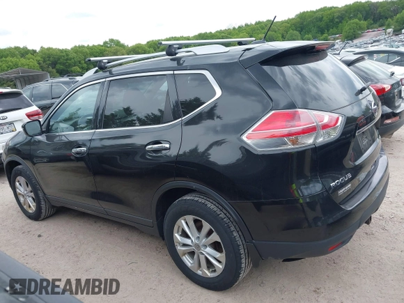 2016 Nissan Rogue SV z VIN KNMAT2MV9GP696128, wystawiony jako IAAI lot #42343710 z przebiegiem 136 984 mil mil oraz . Historia ofert i sprzedaży dostępna na DreamBid. Obrazek 14.