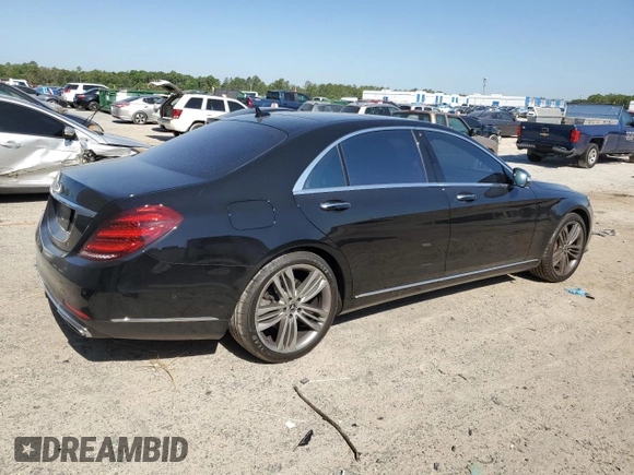 2020 Mercedes-Benz S-Class S 450 with VIN WDDUG6GB1LA504844, listed as a Copart auction lot 53260245 with 69,120 mi miles and Salvage Title. Bid and sale history available at carsss.com. Image 3.