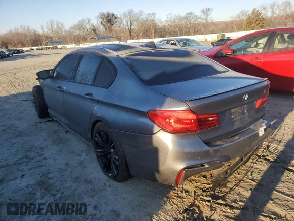 2020 BMW M5 Competition with VIN WBSJF0C08LCD66155, listed as a Copart auction lot 46107325 with 56,185 mi miles and Salvage Title. Bid and sale history available at carsss.com. Image 2.