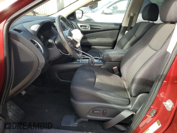 2017 Nissan Pathfinder SV z VIN 5N1DR2MN1HC695846, wystawiony jako Copart lot #45953705 z przebiegiem 135 587 mil mil oraz Szkody całkowita. Historia ofert i sprzedaży dostępna na DreamBid. Obrazek 7.