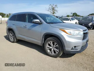 2015 Toyota Highlander XLE z VIN 5TDJKRFH1FS216509, wystawiony jako Copart lot #54722535 z przebiegiem 150 873 mil mil oraz Szkoda całkowita • Salvage title. Historia ofert i sprzedaży dostępna na DreamBid. Obrazek 4.