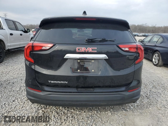 2019 GMC Terrain SLE with VIN 3GKALMEV1KL398112, listed as a Copart auction lot 47603035 with 77,132 mi miles and Salvage Title. Bid and sale history available at carsss.com. Image 6.