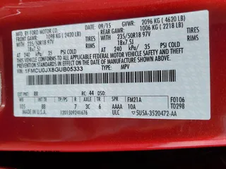 2016 Ford Escape Titanium with VIN 1FMCU0JX8GUB05333, listed as a Copart auction lot 54768205 with 71,793 mi miles and Clean Title. Bid and sale history available at carsss.com. Image 13.