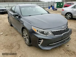 2017 Kia Optima SX with VIN 5XXGW4L23HG142659, listed as a Copart auction lot 44460755 with 0 mi miles and Salvage Title. Bid and sale history available at carsss.com. Image 10.