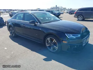 2018 Audi A4 Premium Plus with VIN WAUENAF42JA074259, listed as a IAAI auction lot 41774298 with 147,162 mi miles. Bid and sale history available at carsss.com. Image 1.