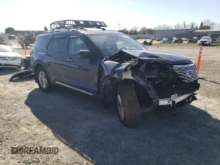 2021 Ford Explorer Platinum with VIN 1FM5K8HC0MGC27274, listed as a Copart auction lot 47003315 with 43,333 mi miles and Salvage Title. Bid and sale history available at carsss.com. Image 4.