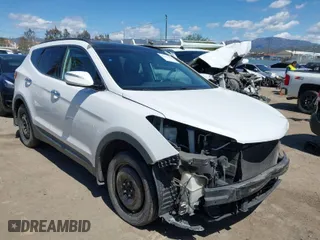 2014 Hyundai Santa Fe Sport with VIN 5XYZU3LB6EG225728, listed as a IAAI auction lot 41923554 with 124,608 mi miles. Bid and sale history available at carsss.com. Image 1.