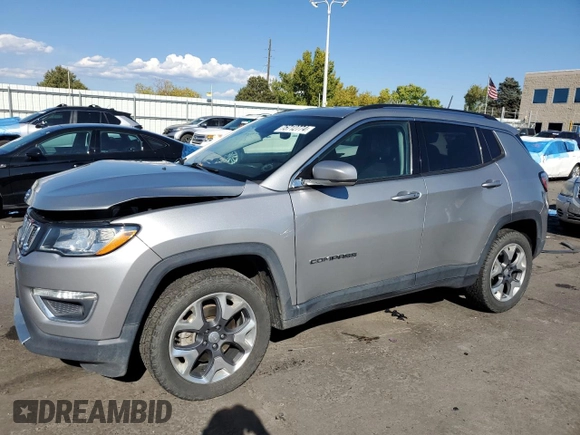 2020 Jeep Compass Limited with VIN 3C4NJDCB5LT233323, listed as a Copart auction lot 75712774 with 78,933 mi miles and Salvage Title. Bid and sale history available at carsss.com. Image 1.