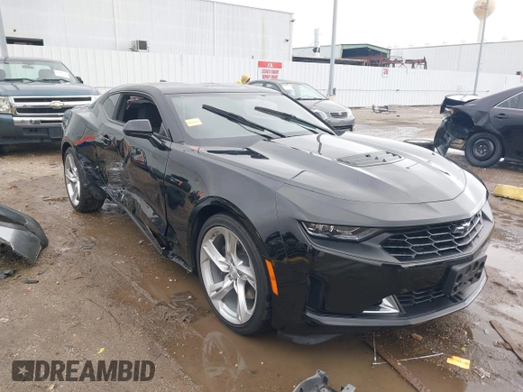 2023 Chevrolet Camaro LT1 with VIN 1G1FF1R74P0149223, listed as a IAAI auction lot 41308994 with 9,718 mi miles and . Bid and sale history available at DreamBid. Image 1.