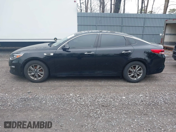 2016 Kia Optima LX Turbo with VIN 5XXGT4L16GG095223, listed as a IAAI auction lot 42096726 with 89,833 mi miles. Bid and sale history available at carsss.com. Image 14.