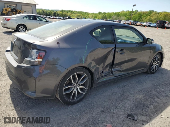 2015 Scion tC with VIN JTKJF5C76FJ007698, listed as a Copart auction lot 55138695 with 171,815 mi miles and Salvage Title. Bid and sale history available at carsss.com. Image 3.