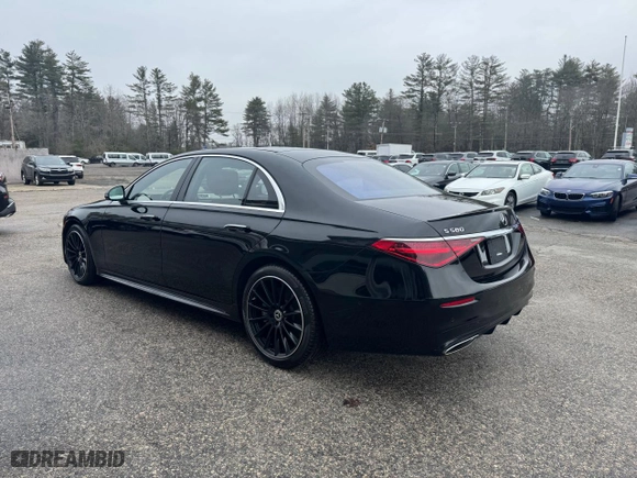 2022 Mercedes-Benz S-Class S 580 with VIN W1K6G7GB3NA129301, listed as a Copart auction lot 53679195 with 94,735 mi miles and Clean Title. Bid and sale history available at carsss.com. Image 3.