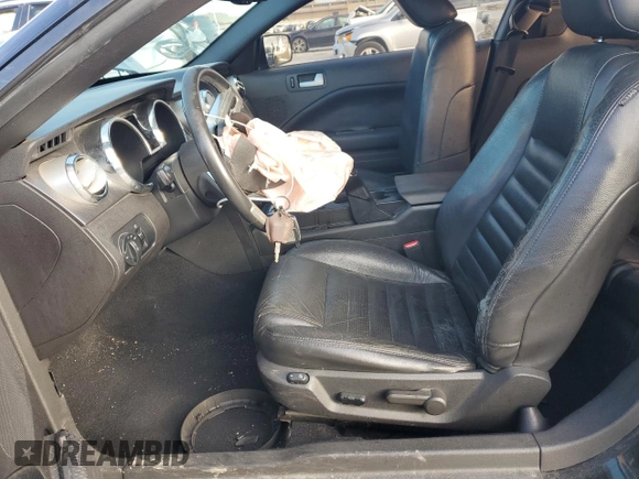 2008 Ford Mustang GT Deluxe with VIN 1ZVHT82H385152393, listed as a Copart auction lot 58991235 with 134,298 mi miles and Salvage title. Bid and sale history available at DreamBid. Image 7.