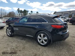 2009 Infiniti FX35 with VIN JNRAS18W29M155636, listed as a Copart auction lot 53307205 with 136,043 mi miles and Clean Title. Bid and sale history available at carsss.com. Image 2.
