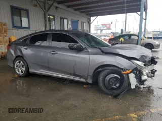 2018 Honda Civic Sedan LX with VIN 2HGFC2F50JH602542, listed as a Copart auction lot 48079095 with 58,041 mi miles and Salvage Title. Bid and sale history available at carsss.com. Image 4.