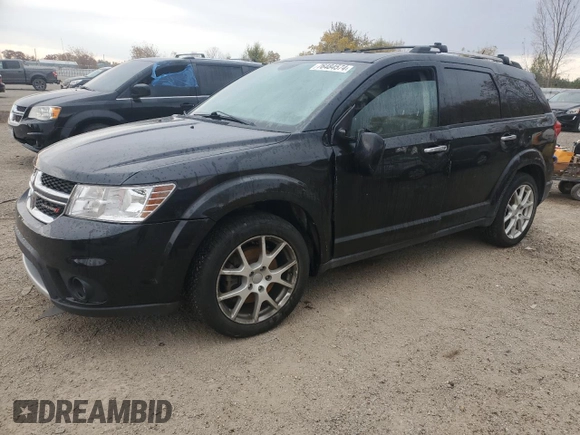 2017 Dodge Journey GT with VIN 3C4PDDFG2HT648758, listed as a Copart auction lot 76484574 with 194,836 mi miles and Salvage title. Bid and sale history available at DreamBid. Image 1.