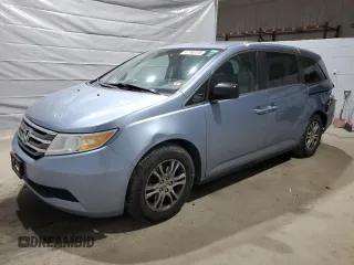 2013 Honda Odyssey EX-L with VIN 5FNRL5H68DB059146, listed as a Copart auction lot 47190105 with 200,378 mi miles and Salvage Title. Bid and sale history available at DreamBid. Image 1.