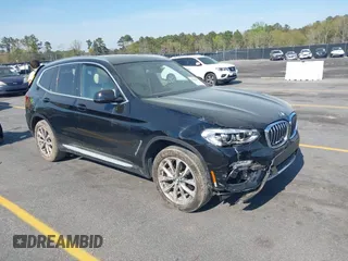2019 BMW X3 sDrive30i with VIN 5UXTR7C56KLF29586, listed as a IAAI auction lot 41892881 with 26,415 mi miles. Bid and sale history available at carsss.com. Image 1.