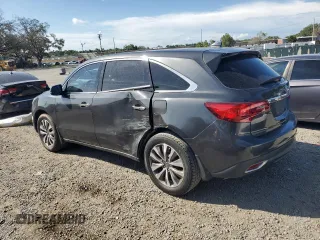 2015 Acura MDX Technology with VIN 5FRYD3H4XFB005764, listed as a Copart auction lot 60278975 with 135,959 mi miles and Non repairable. Bid and sale history available at DreamBid. Image 2.