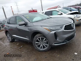 2022 Acura RDX w/Technology Package with VIN 5J8TC2H59NL018648, listed as a IAAI auction lot 41225825 with 16,864 mi miles. Bid and sale history available at carsss.com. Image 1.