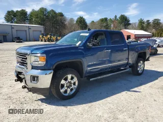 2018 GMC Sierra 2500HD SLT with VIN 1GT12TEG9JF253144, listed as a Copart auction lot 50403075 with 53,937 mi miles and Salvage title. Bid and sale history available at DreamBid. Image 1.