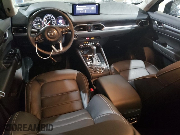 2025 Mazda CX-5 2.5 S Preferred Package with VIN JM3KFBCL5S0571972, listed as a Copart auction lot 43577985 with 3,363 mi miles and Salvage Title. Bid and sale history available at carsss.com. Image 8.