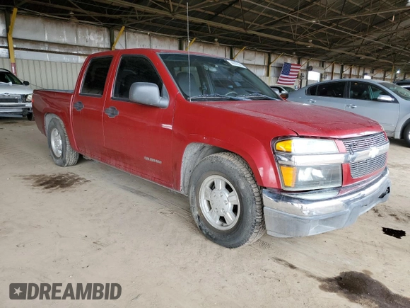 2005 Chevrolet Colorado 1SB LS Z85 with VIN 1GCCS136058262414, listed as a Copart auction lot 46925915 with 182,571 mi miles and Salvage Title. Bid and sale history available at carsss.com. Image 4.