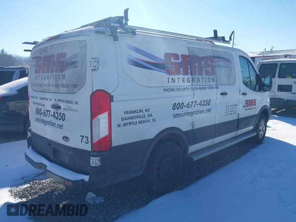 2016 Ford Transit Cargo with VIN 1FTYR1ZM6GKA70265, listed as a IAAI auction lot 41209043 with 156,112 mi miles and . Bid and sale history available at DreamBid. Image 4.