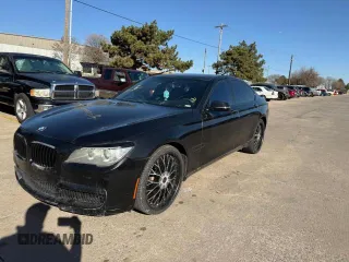 2013 BMW 7 Series 750i with VIN WBAYA8C5XDC996785, listed as a Copart auction lot 48892145 with 134,427 mi miles and Clean Title. Bid and sale history available at DreamBid. Image 2.