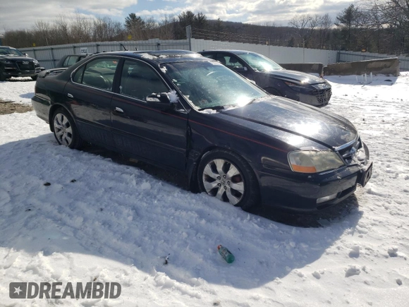 2003 Acura TL Type S w/Navigation System with VIN 19UUA56943A004800, listed as a Copart auction lot 43606285 with 253,523 mi miles and Clean Title. Bid and sale history available at carsss.com. Image 4.
