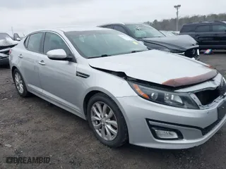 2014 Kia Optima EX with VIN 5XXGN4A7XEG304462, listed as a IAAI auction lot 41577127 with 198,894 mi miles. Bid and sale history available at carsss.com. Image 1.