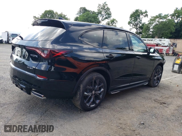 2023 Acura MDX w/A-Spec Package с VIN 5J8YE1H04PL037254, выставлен на аукционе Copart как лот 63385015 с пробегом 607 миль миль и Списание • Salvage title. История ставок и продаж доступна на DreamBid. Изображение 3.