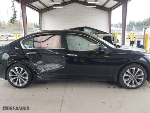 2014 Honda Accord Sedan Sport with VIN 1HGCR2F51EA076833, listed as a IAAI auction lot 41936015 with 153,130 mi miles. Bid and sale history available at carsss.com. Image 13.
