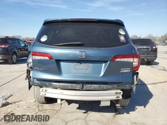 2022 Honda Pilot Special Edition with VIN 5FNYF6H24NB028628, listed as a Copart auction lot 45961075 with 58,935 mi miles and Salvage Title. Bid and sale history available at carsss.com. Image 6.