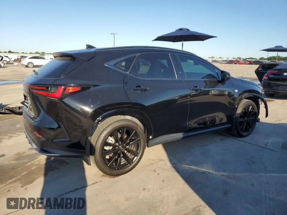 2024 Lexus NX 350 F Sport z VIN 2T2KGCEZ2RC047235, wystawiony jako Copart lot #55209085 z przebiegiem 11 253 mil mil oraz Szkoda całkowita • Salvage title. Historia ofert i sprzedaży dostępna na DreamBid. Obrazek 3.