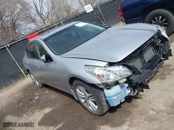 2011 Infiniti G25 Sedan x with VIN JN1DV6AR2BM451464, listed as a IAAI auction lot 41754165 with 76,094 mi miles. Bid and sale history available at carsss.com. Image 1.