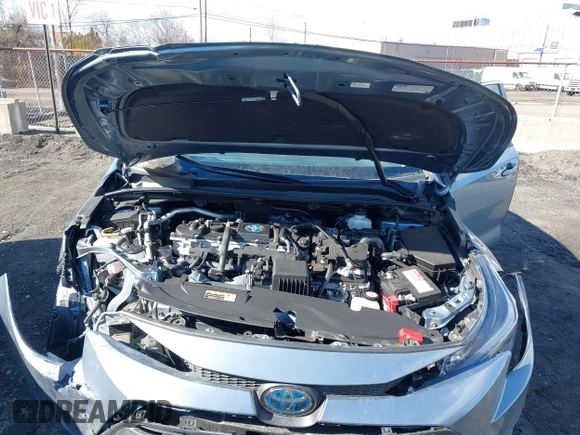 2023 Toyota Corolla Hybrid LE with VIN JTDBCMFE4P3025924, listed as a IAAI auction lot 41463750 with 9,553 mi miles. Bid and sale history available at carsss.com. Image 10.
