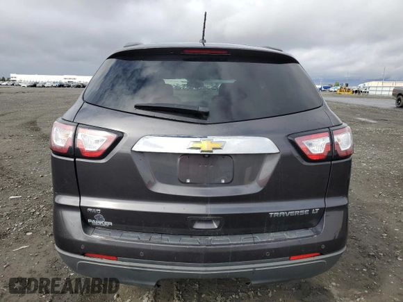 2015 Chevrolet Traverse LT with VIN 1GNKVGKDXFJ308807, listed as a Copart auction lot 51028315 with 140,153 mi miles and Salvage Title. Bid and sale history available at DreamBid. Image 6.