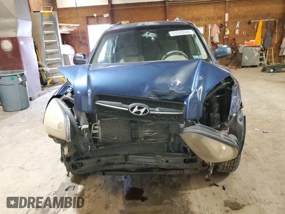 2005 Hyundai Tucson GLS with VIN KM8JN12D35U072088, listed as a Copart auction lot 65343044 with 191,437 mi miles and Salvage Title. Bid and sale history available at carsss.com. Image 5.