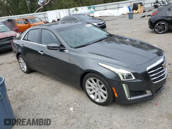 2016 Cadillac CTS RWD with VIN 1G6AP5SX2G0124470, listed as a Copart auction lot 87913695 with 81,272 mi miles and Salvage title. Bid and sale history available at DreamBid. Image 4.
