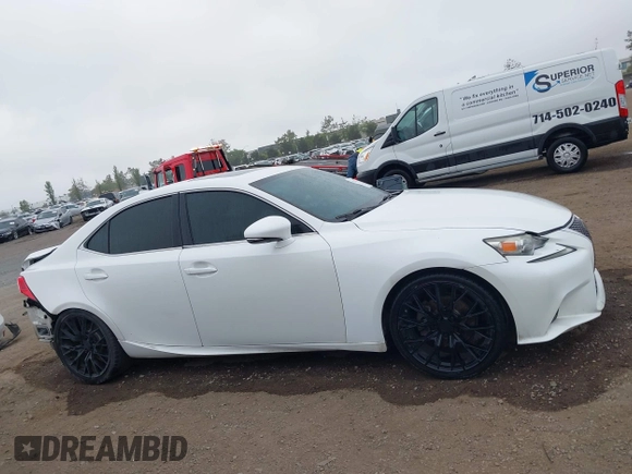 2014 Lexus IS 250 with VIN JTHBF1D2XE5030642, listed as a IAAI auction lot 42348749 with 165,898 mi miles and . Bid and sale history available at DreamBid. Image 14.