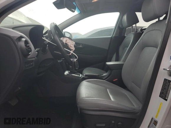 2019 Hyundai Kona Ultimate with VIN KM8K53A50KU218243, listed as a Copart auction lot 50928885 with 80,666 mi miles and Salvage Title. Bid and sale history available at DreamBid. Image 7.
