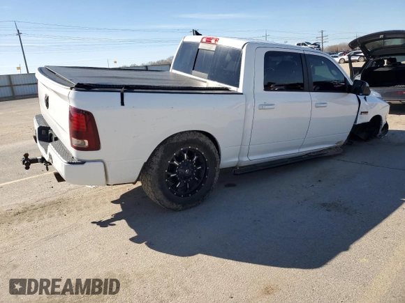 2013 Ram 1500 Sport с VIN 1C6RR7MT0DS595783, выставлен на аукционе Copart как лот 46756335 с пробегом 168 537 миль миль и Списание • Salvage title. История ставок и продаж доступна на DreamBid. Изображение 3.