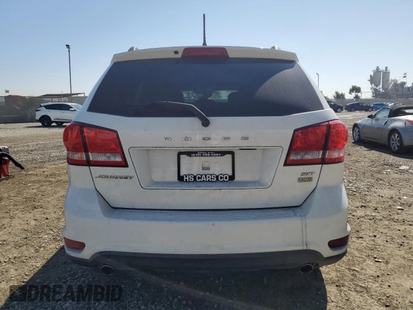 2016 Dodge Journey SXT with VIN 3C4PDCBGXGT224484, listed as a Copart auction lot 46952185 with 125,814 mi miles and Salvage Title. Bid and sale history available at carsss.com. Image 6.