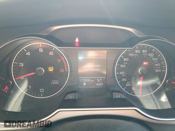 2014 Audi A4 Premium with VIN WAUAFAFL8EN031093, listed as a Copart auction lot 52461505 with 113,580 mi miles and Clean Title. Bid and sale history available at carsss.com. Image 9.