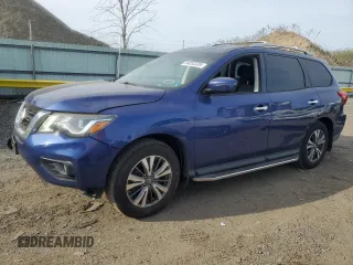 2017 Nissan Pathfinder SL with VIN 5N1DR2MM0HC618585, listed as a Copart auction lot 54053335 with 110,303 mi miles and Salvage Title. Bid and sale history available at carsss.com. Image 1.